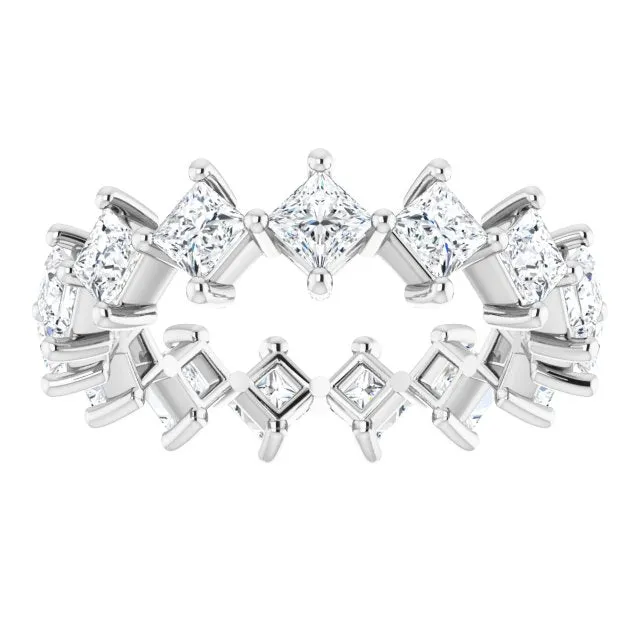 2.25 ct. Princess Diamond Eternity Band