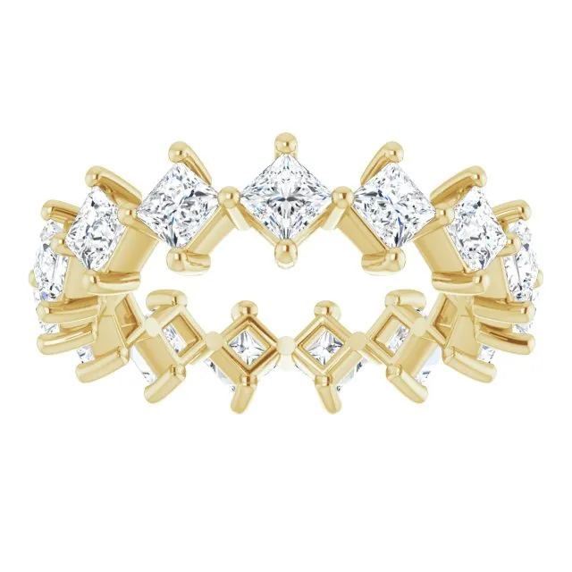 2.25 ct. Princess Diamond Eternity Band