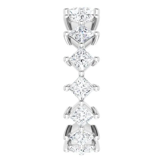 2.25 ct. Princess Diamond Eternity Band