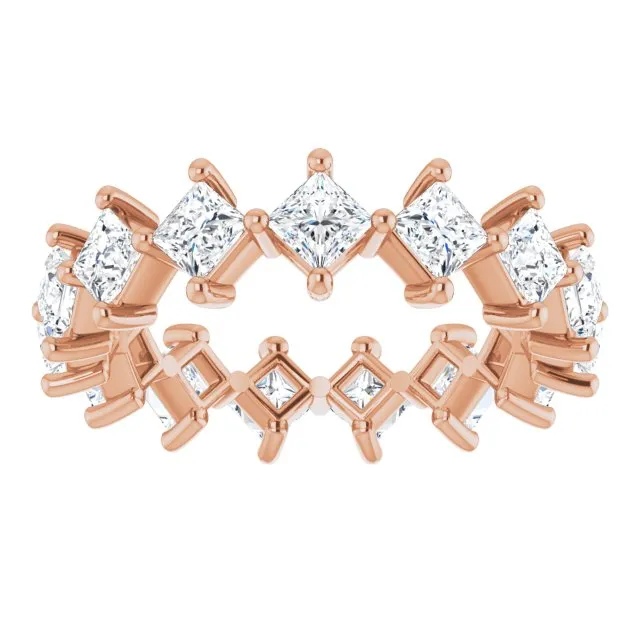 2.25 ct. Princess Diamond Eternity Band