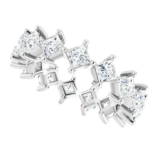 2.25 ct. Princess Diamond Eternity Band