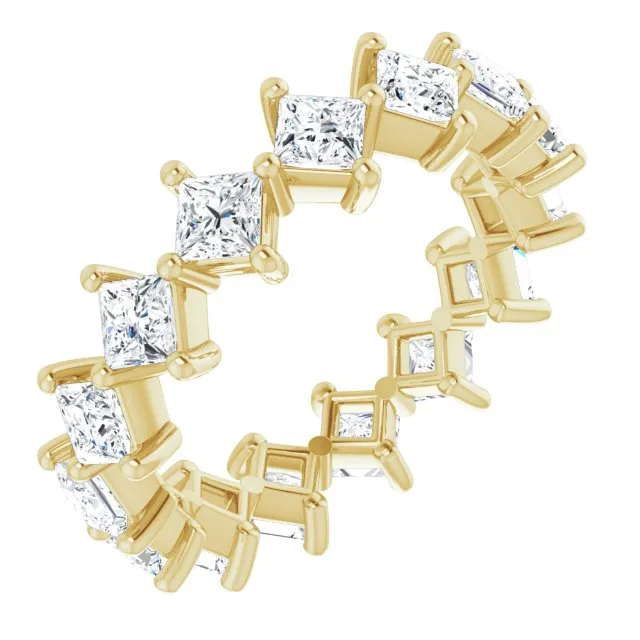 2.25 ct. Princess Diamond Eternity Band