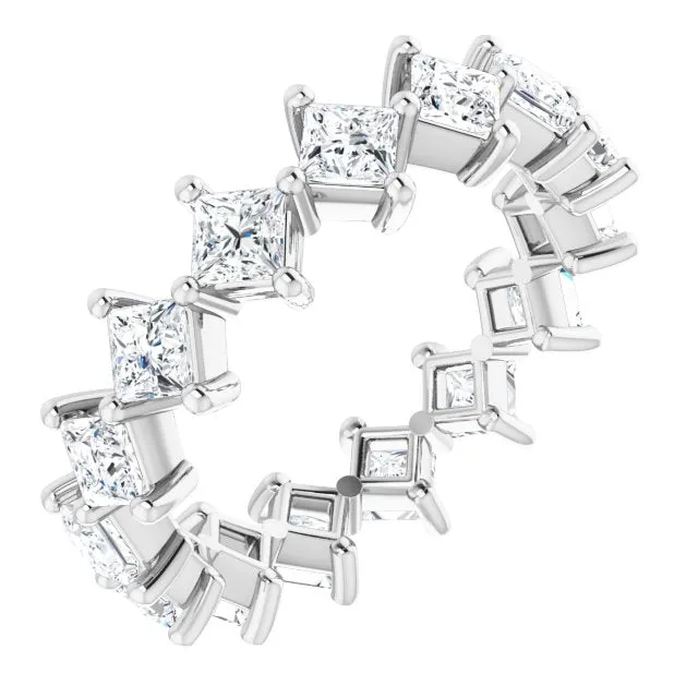 2.25 ct. Princess Diamond Eternity Band