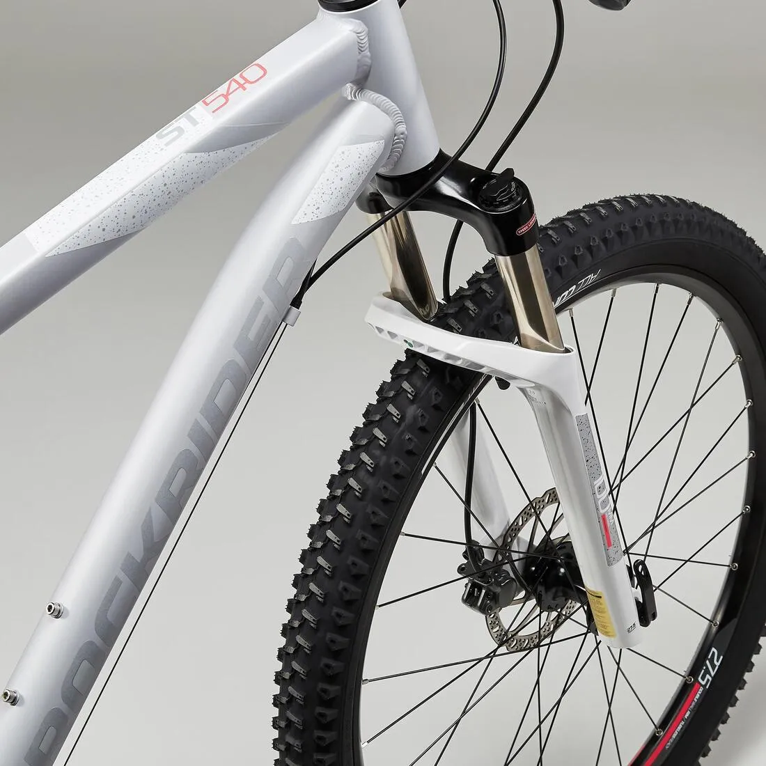27.5 Inch WOMEN'S MOUNTAIN BIKE ROCKRIDER ST 540 - Grey