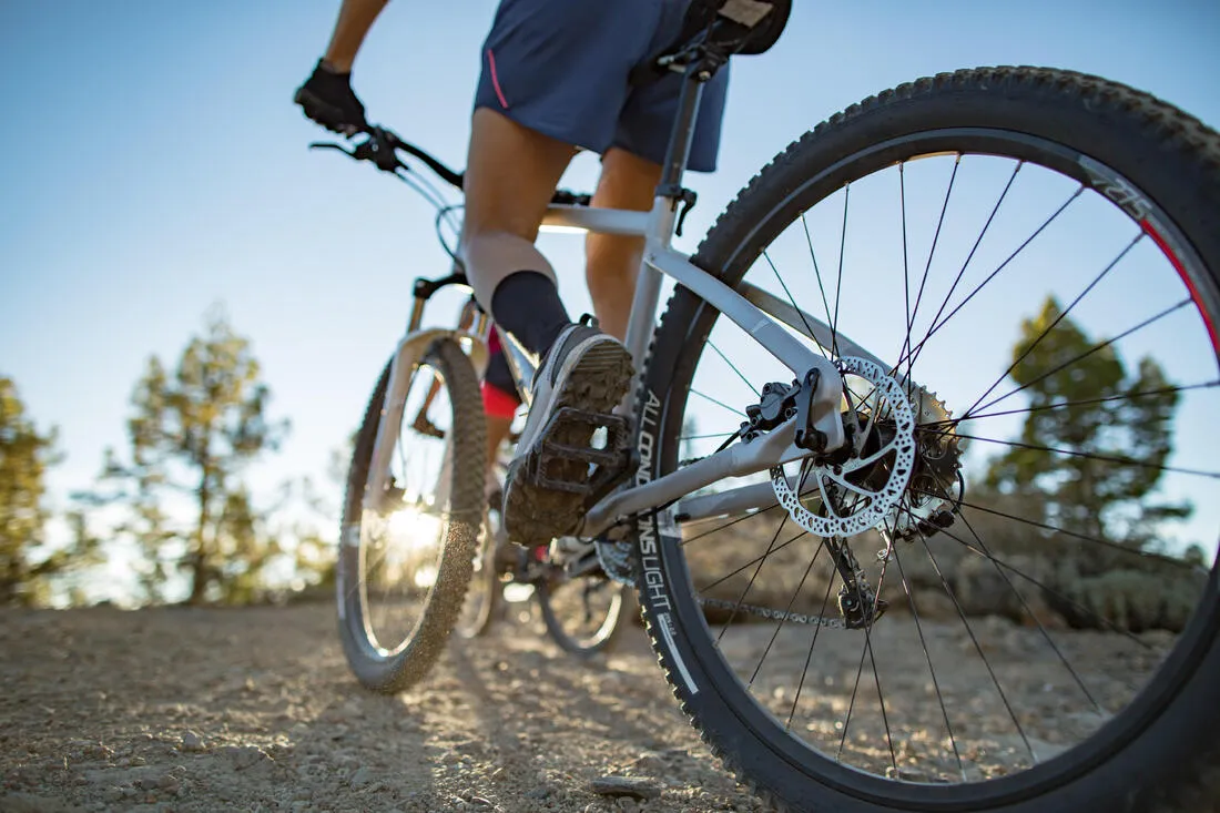 27.5 Inch WOMEN'S MOUNTAIN BIKE ROCKRIDER ST 540 - Grey