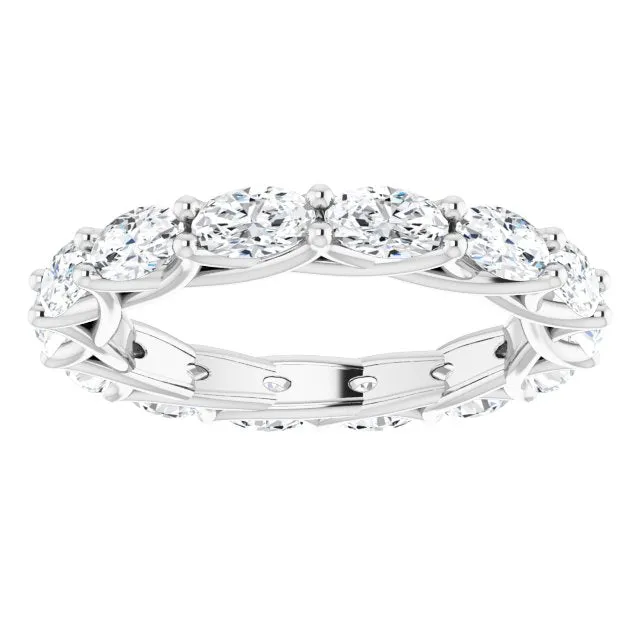 2.94 ct. Oval Diamond Trellis Eternity Band