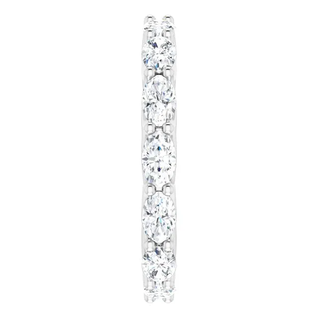 2.94 ct. Oval Diamond Trellis Eternity Band