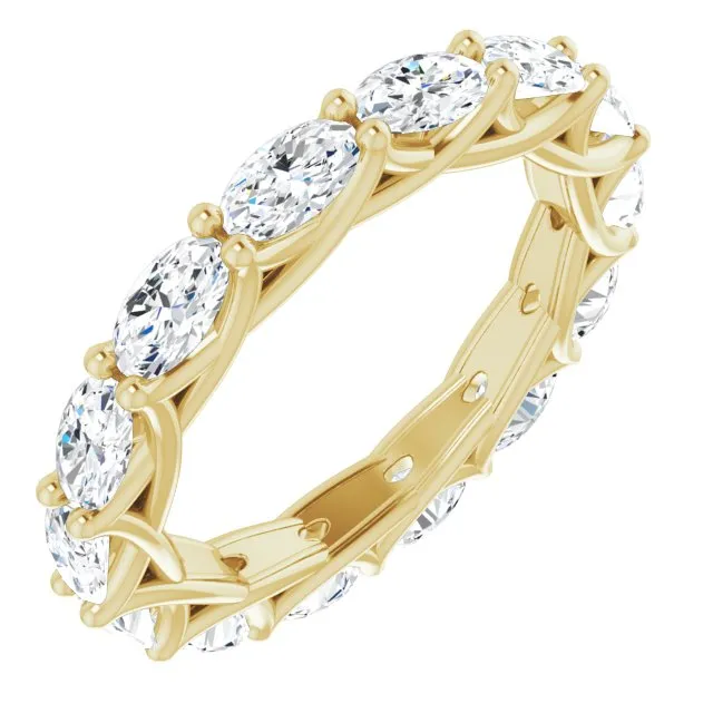 2.94 ct. Oval Diamond Trellis Eternity Band