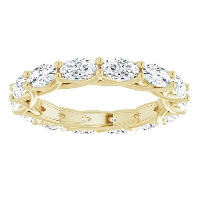 2.94 ct. Oval Diamond Trellis Eternity Band