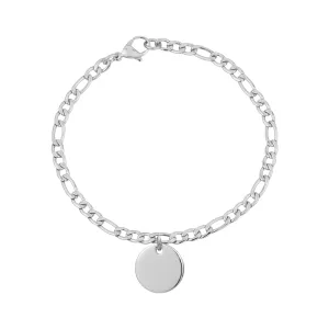 4mm Figaro Link Charm Bracelet