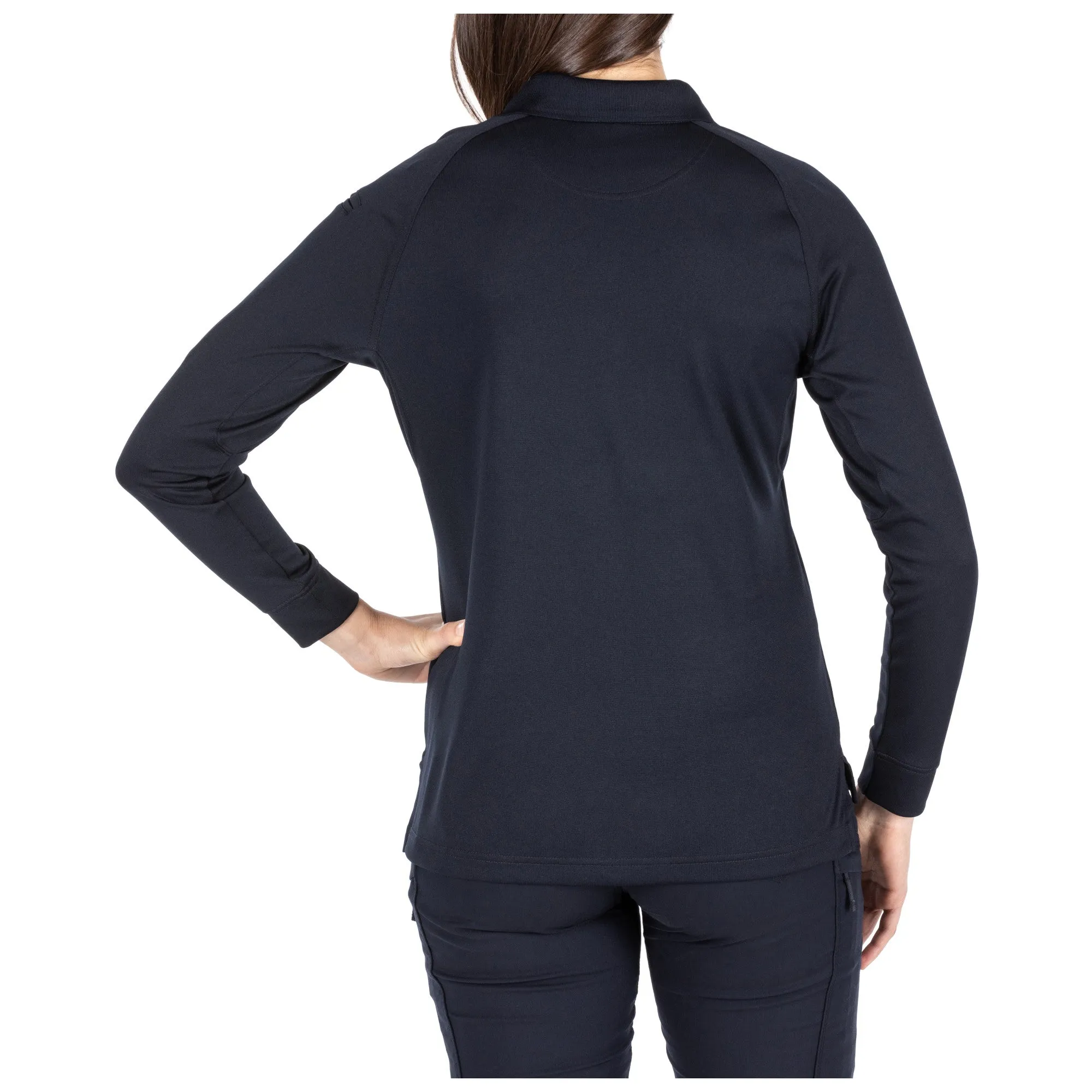 5.11 Tactical Women's Performance Long Sleeve Polo Dark Navy