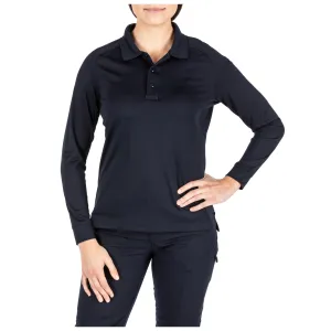 5.11 Tactical Women's Performance Long Sleeve Polo Dark Navy
