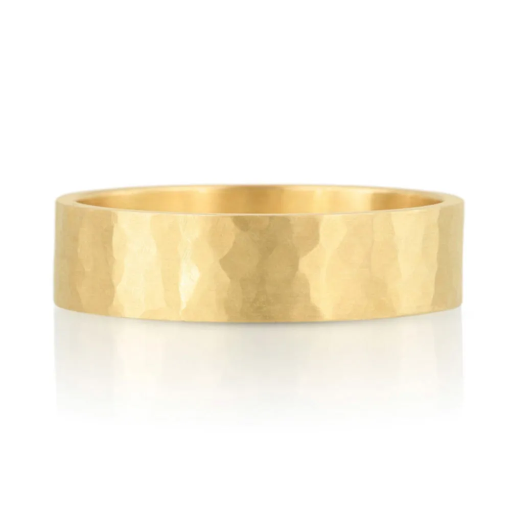 5mm Hammer Texture Band