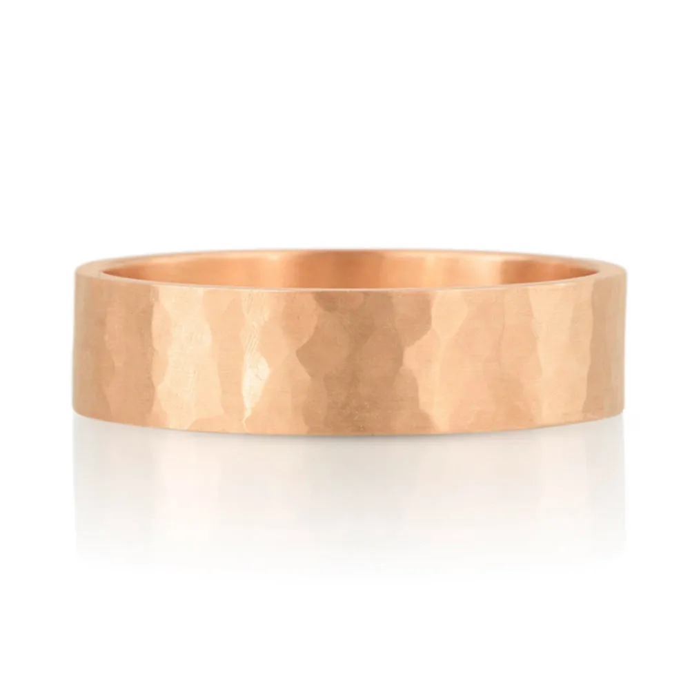 5mm Hammer Texture Band