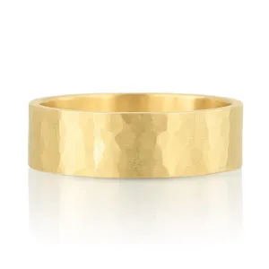 6mm Hammer Texture Band
