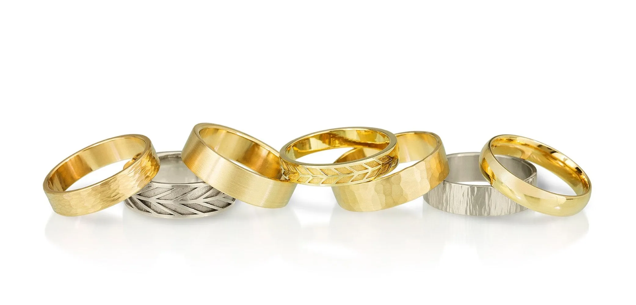 7mm Hammer Texture Band