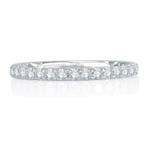 A. Jaffe Intricate Delicate Quilted Diamond Anniversary Band MRS755Q/31