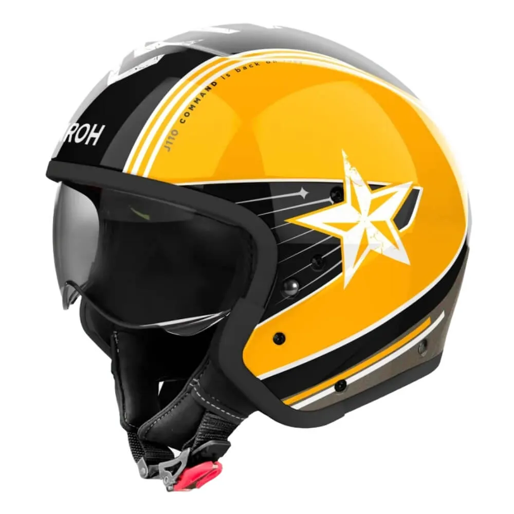 Airoh J110 Helmet Command Gloss Yellow