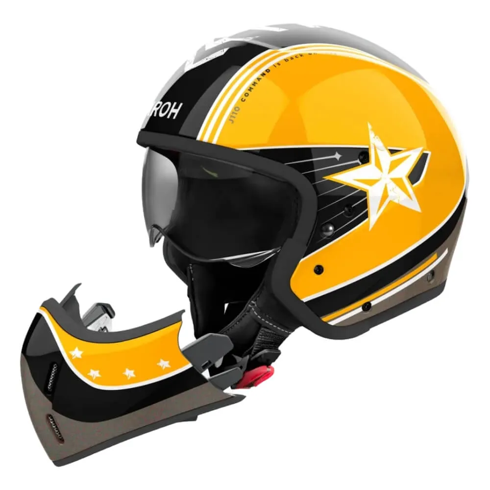 Airoh J110 Helmet Command Gloss Yellow