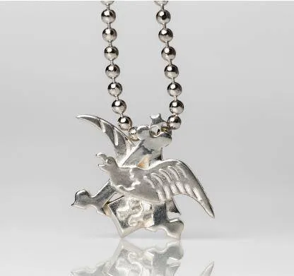 Alex Woo Silver Anheuser-Busch Necklace