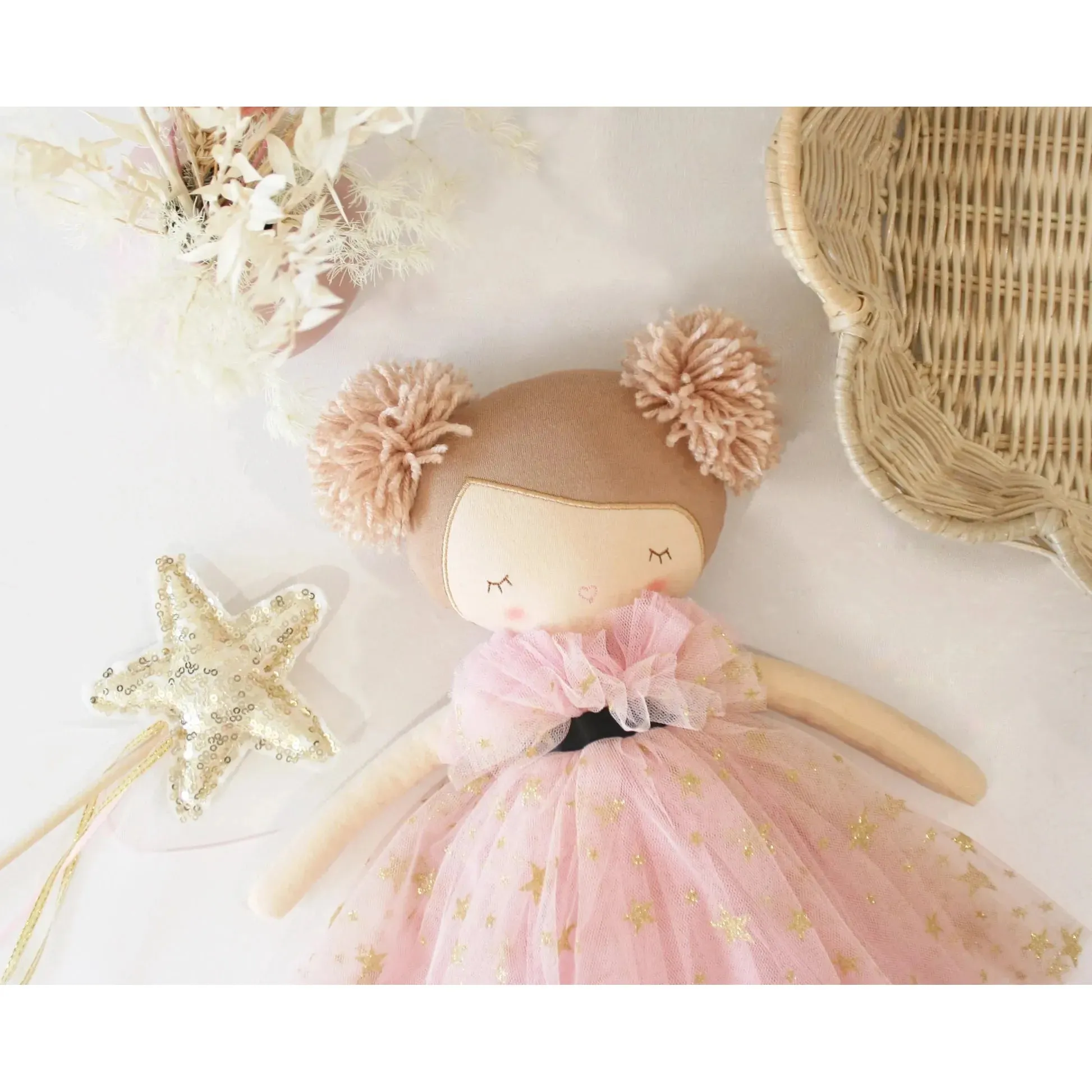 Alimrose Halle Ballerina Doll 48cm Strawberry Blonde