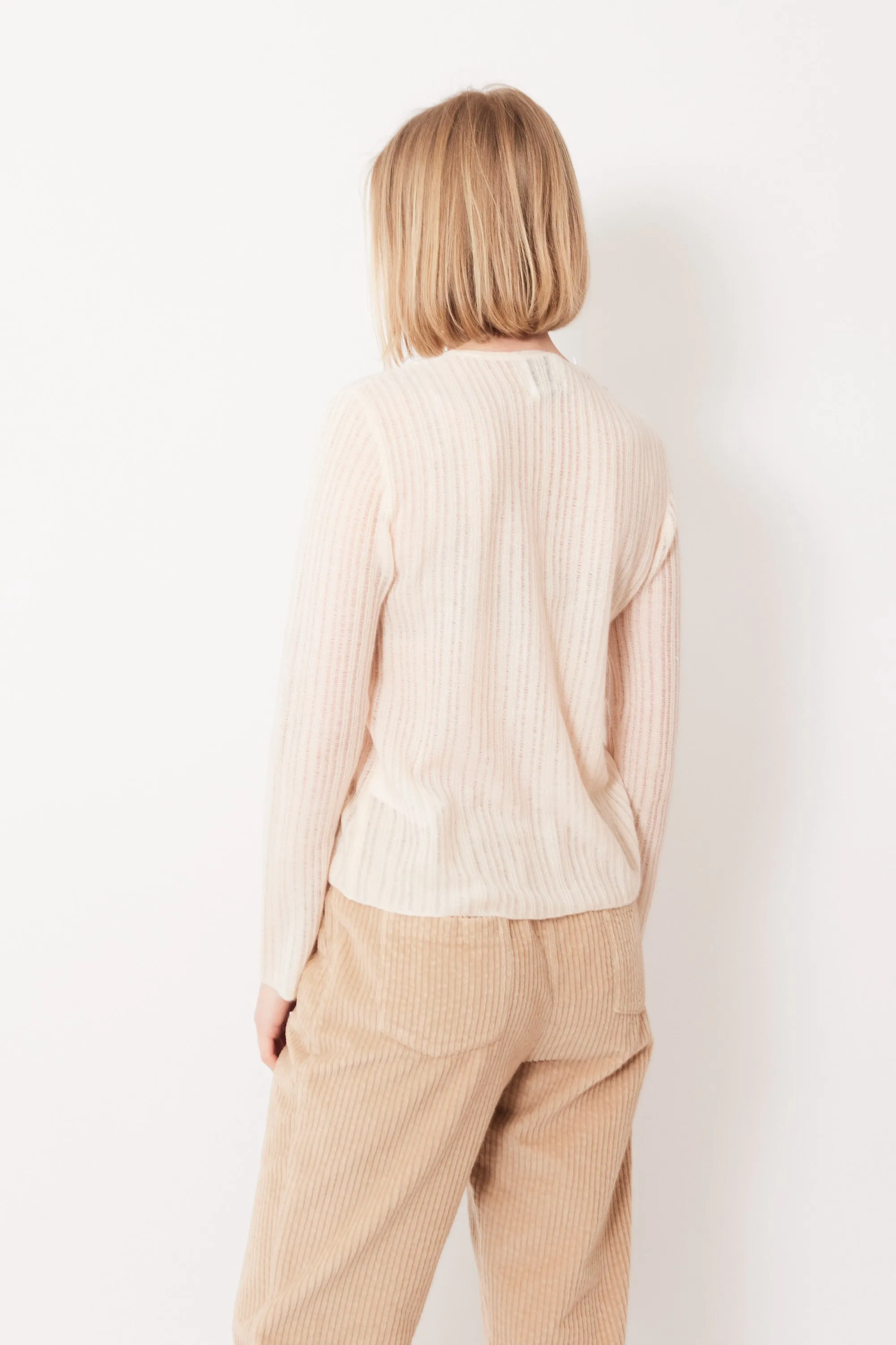 Allude Delicate Sheer Cashmere True Joy Sweater