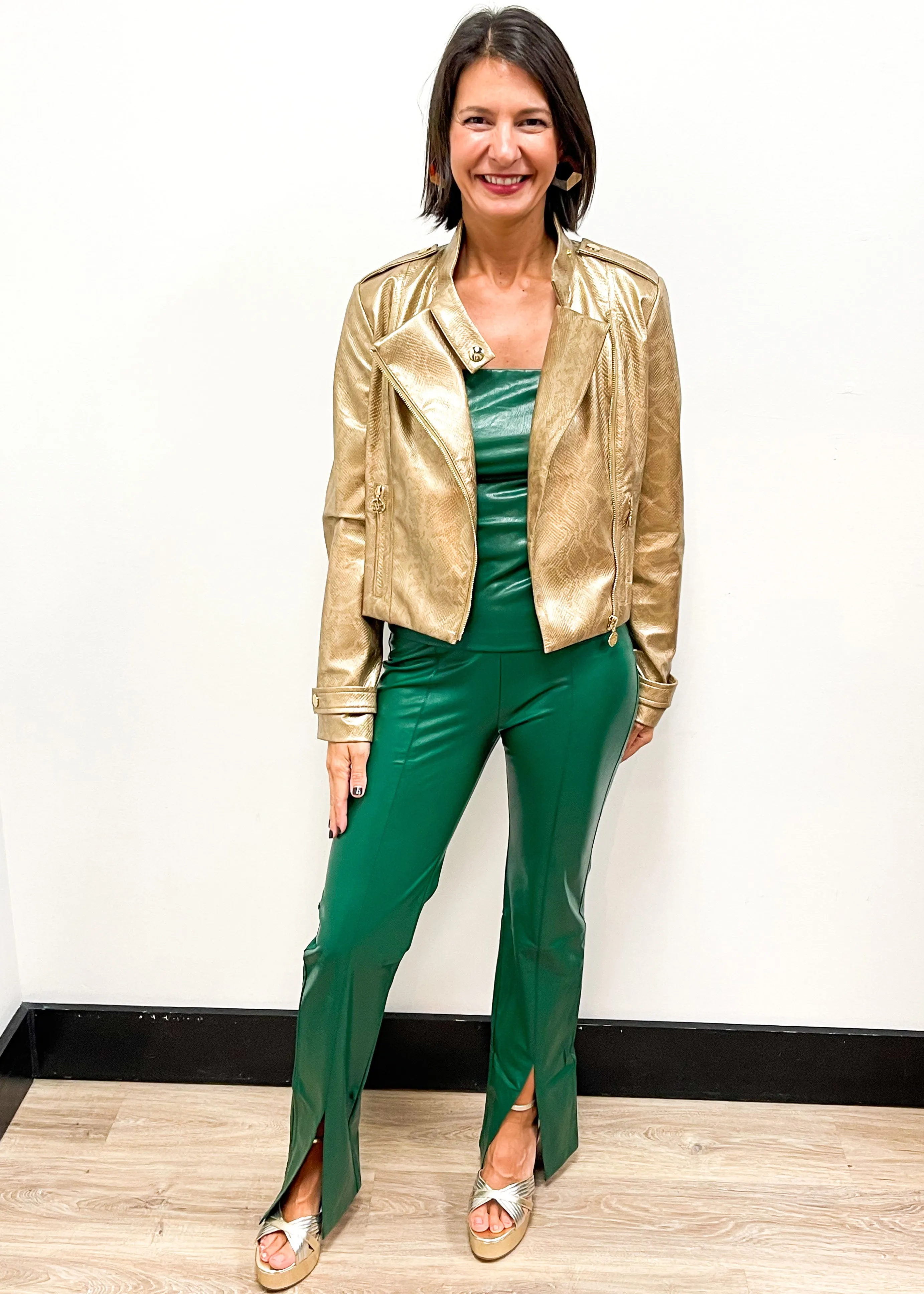 Amanda Uprichard Callie Top - Green