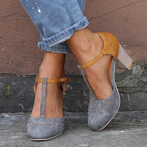 Amayrani® | Women'S Block Heel Sandals