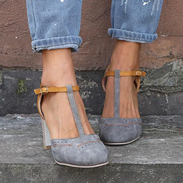 Amayrani® | Women'S Block Heel Sandals