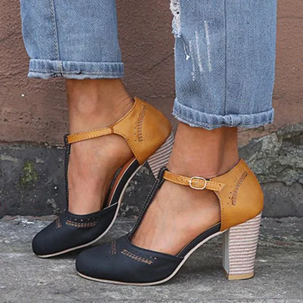 Amayrani® | Women'S Block Heel Sandals