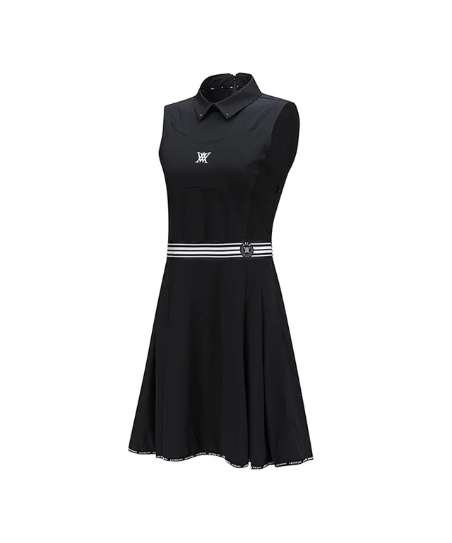 ANEW Golf: Women Sleeveless Flare One Piece - Black