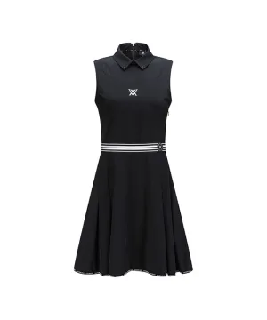 ANEW Golf: Women Sleeveless Flare One Piece - Black