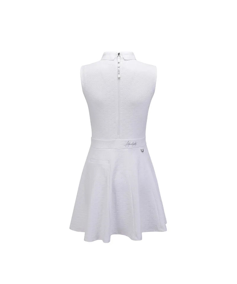 ANEW Golf Women's Emboss Jacquard One-Piece - White