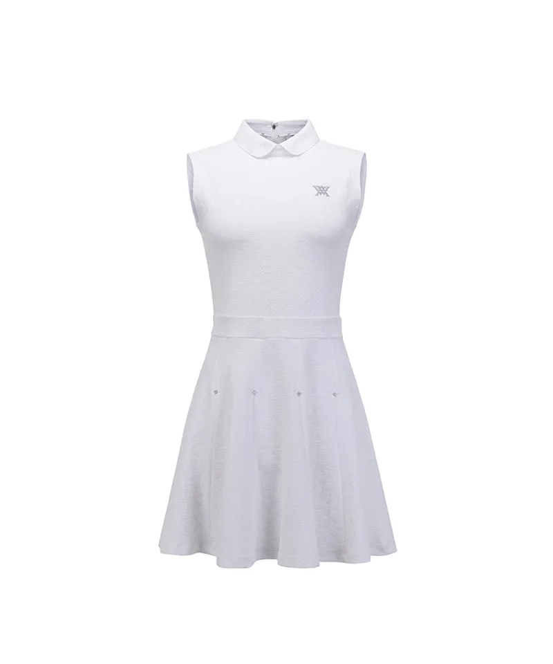 ANEW Golf Women's Emboss Jacquard One-Piece - White
