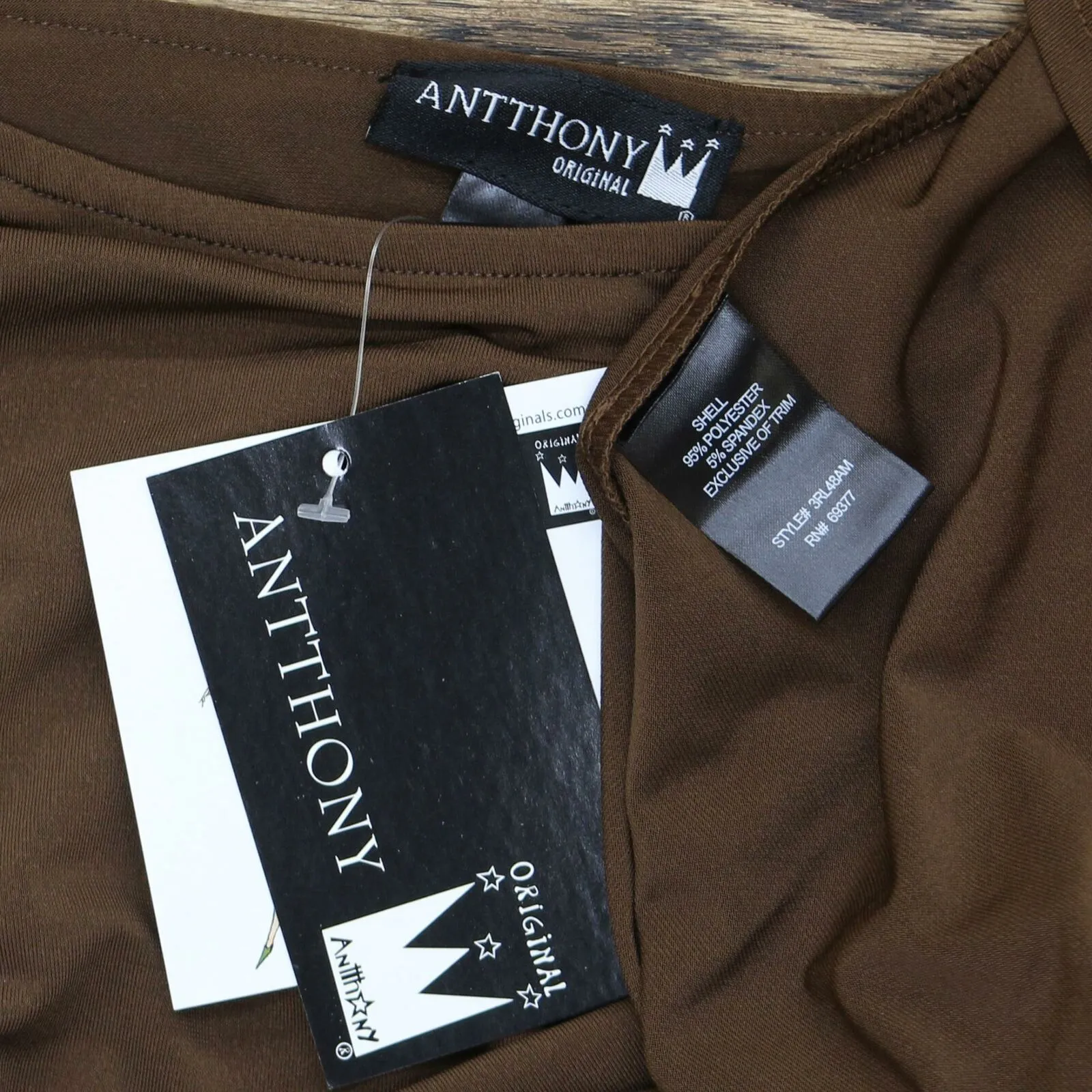 Antthony Women's Asymmetric Double Layer Knit Top