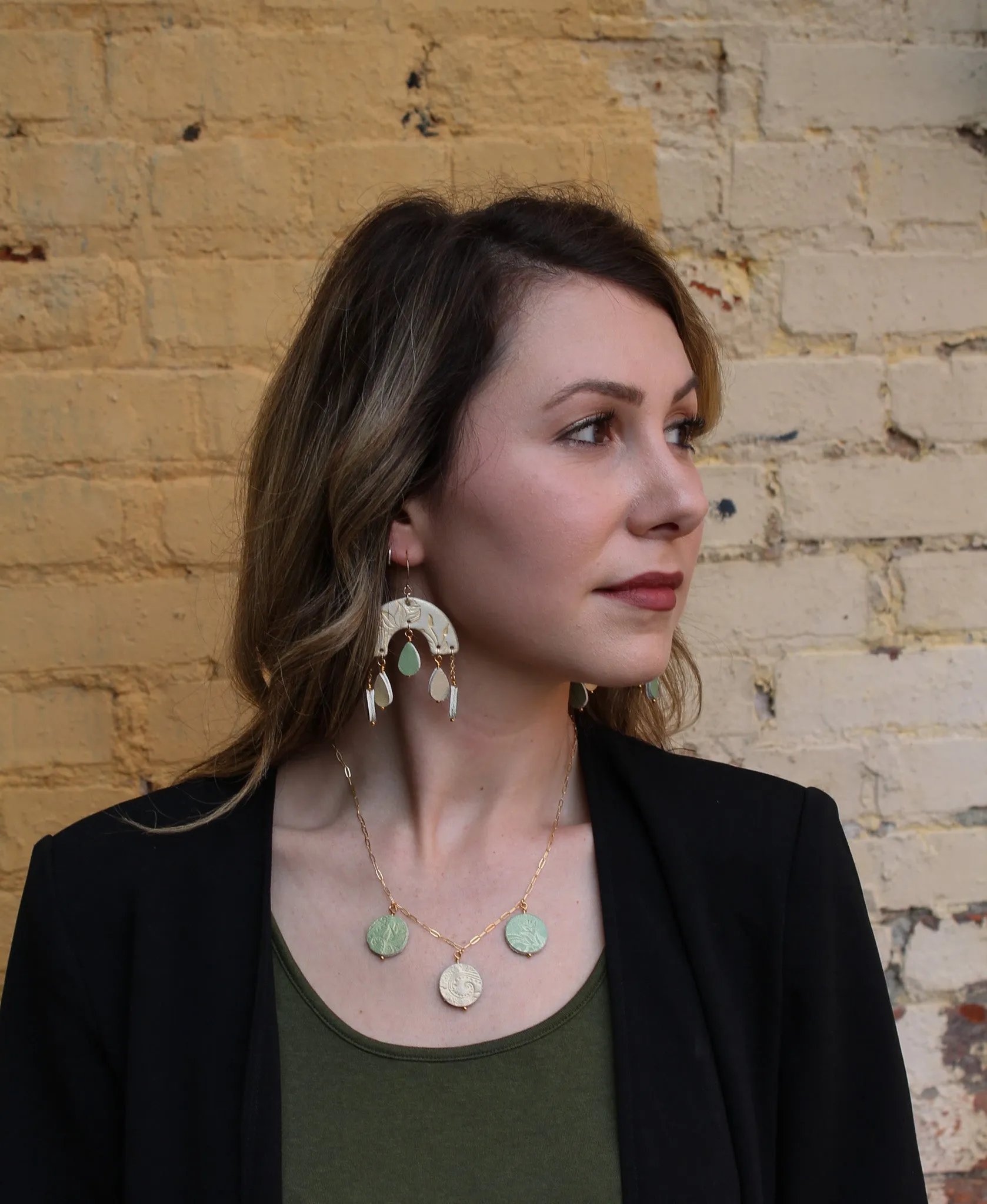 Arch Earring / Golden Elemental