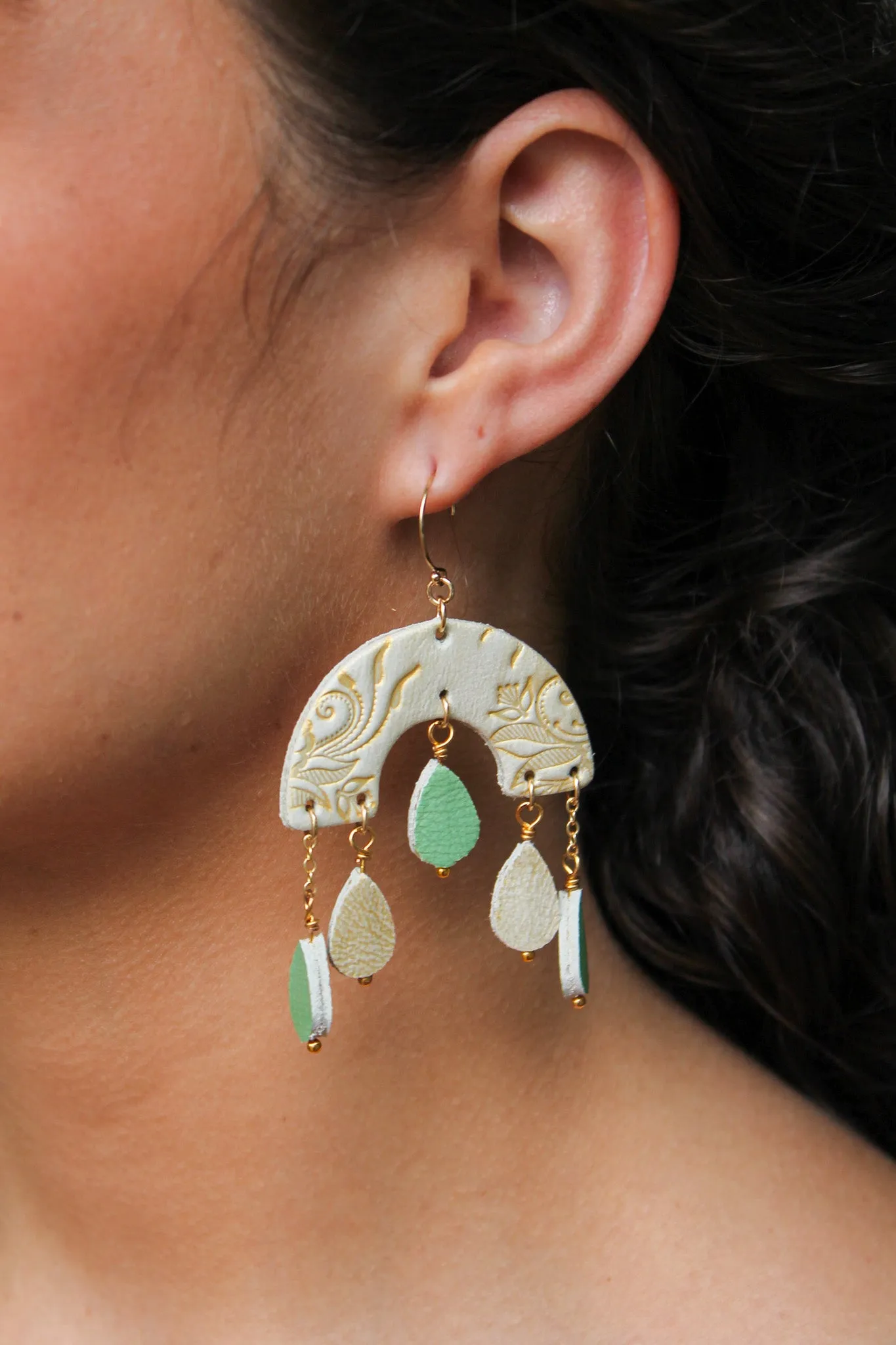 Arch Earring / Golden Elemental