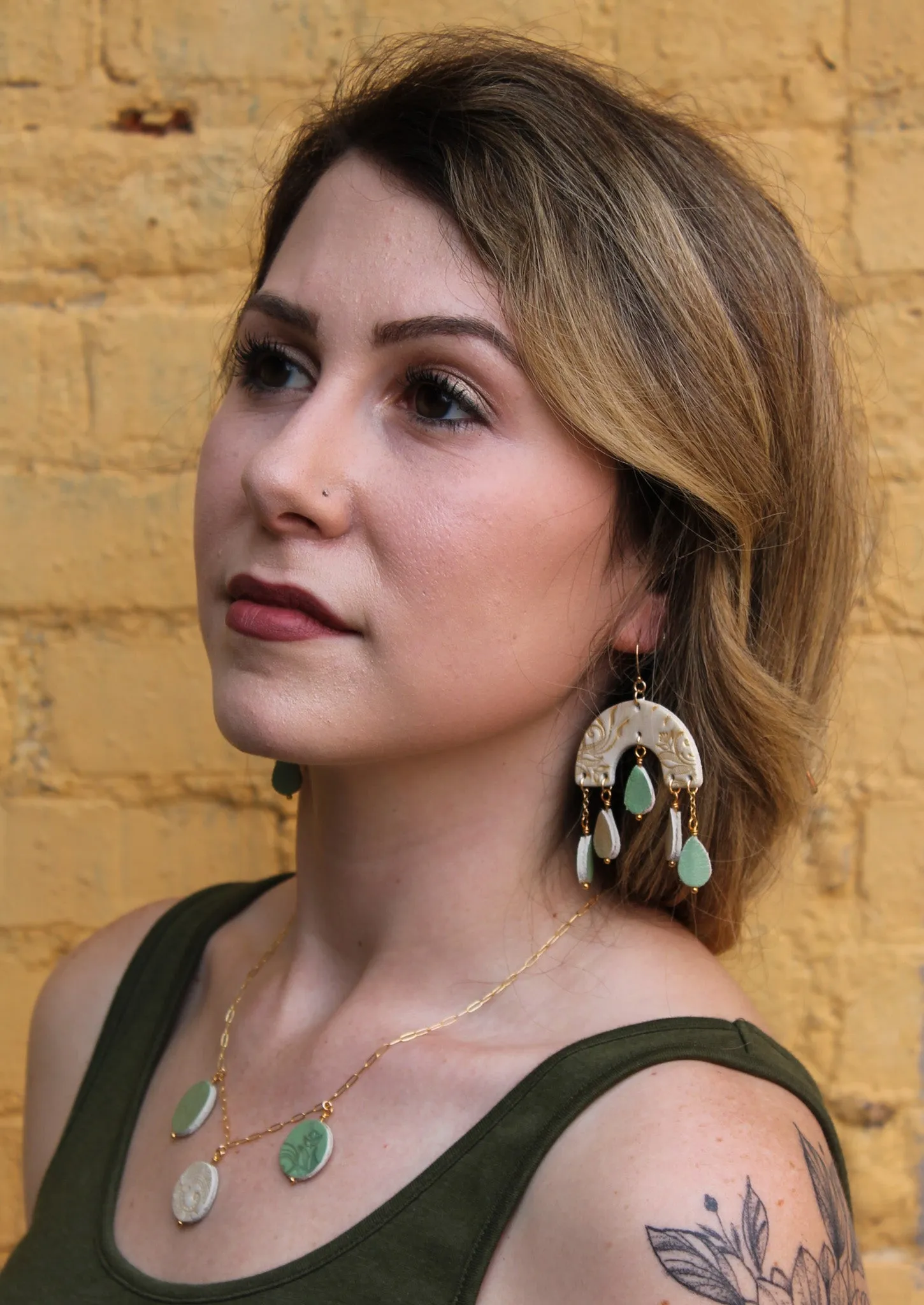 Arch Earring / Golden Elemental
