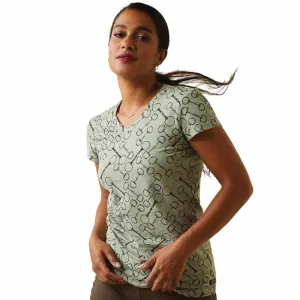 Ariat® Women's Snaffle T-Shirt - Basil Heather