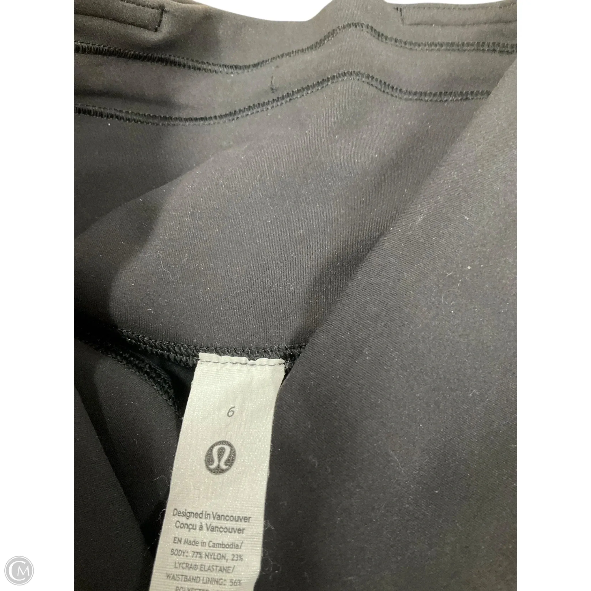 Athletic Capris By Lululemon In Black, Size: S
