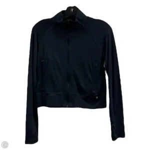 Athletic Jacket By Lululemon In Black, Size: S