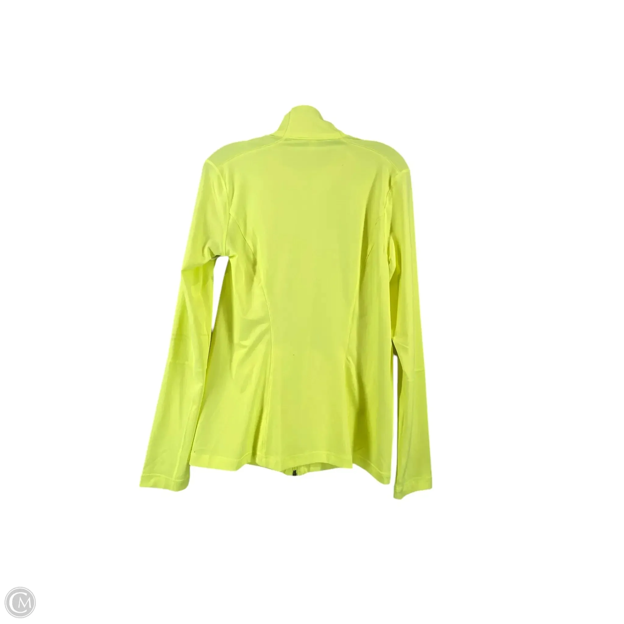 Athletic Jacket By Under Armour In Yellow, Size: L