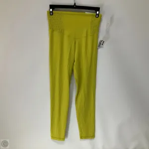 Athletic Leggings By Aerie In Yellow, Size: M