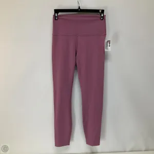 Athletic Leggings By Lululemon In Pink, Size: 6