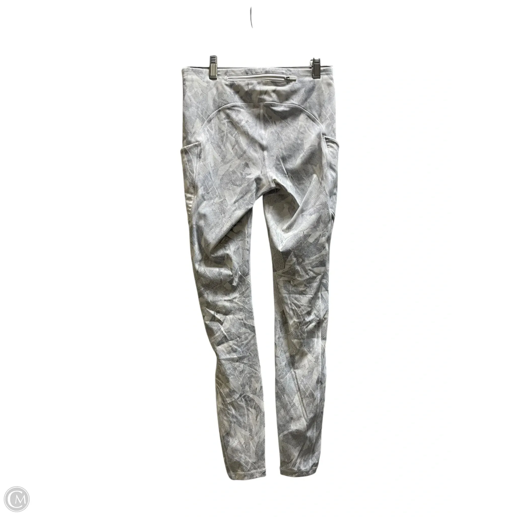 Athletic Leggings By Lululemon In White, Size: 6
