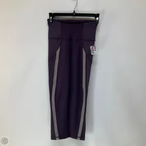 Athletic Leggings Capris By Lululemon In Purple, Size: 2