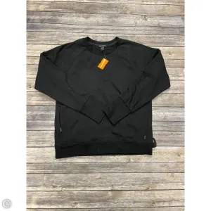 Athletic Sweatshirt Crewneck By Athleta In Black, Size: M