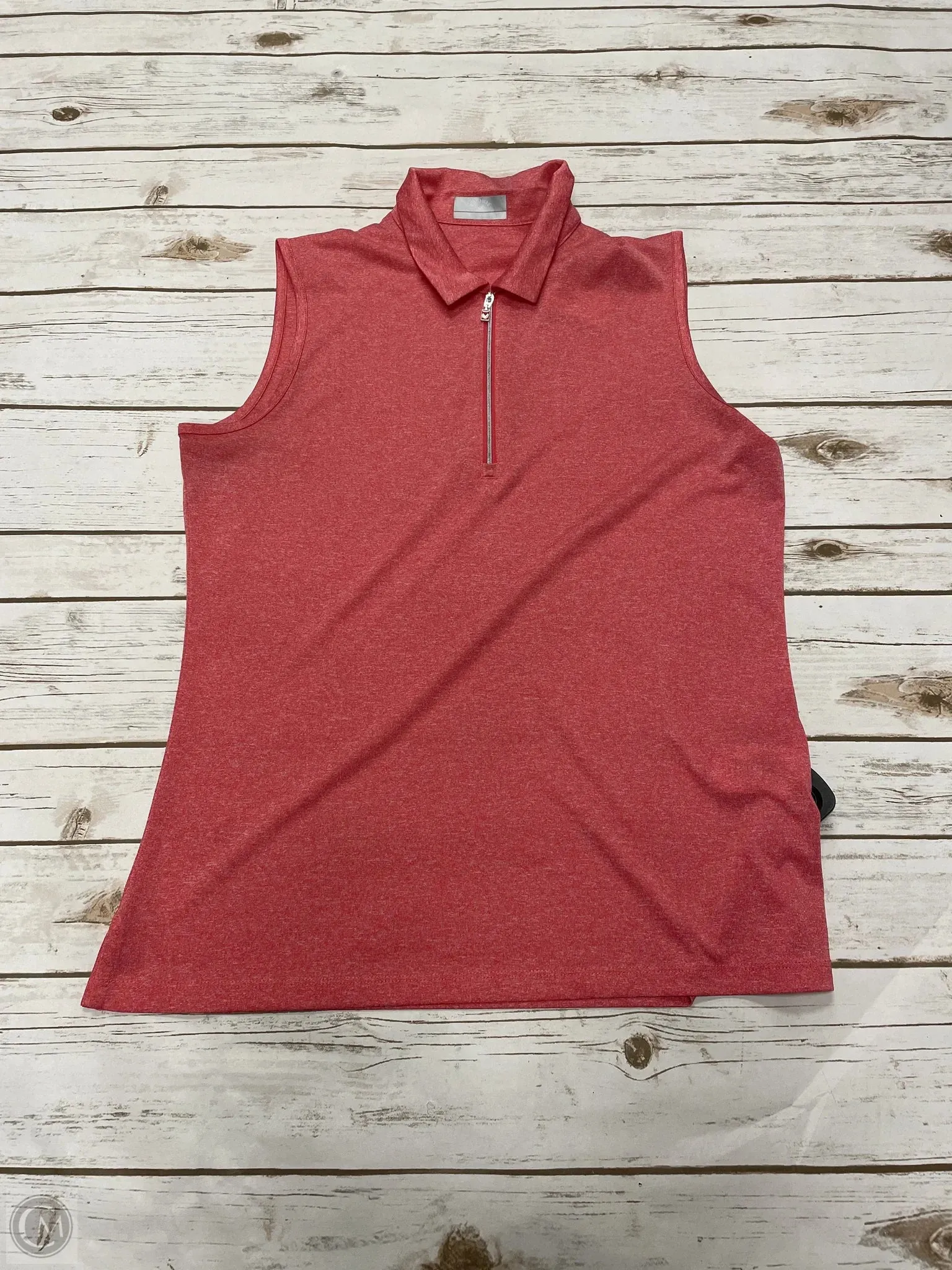 Athletic Tank Top By Callaway In Pink, Size: L