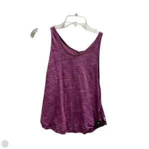 Athletic Tank Top By Lululemon In Purple, Size: S