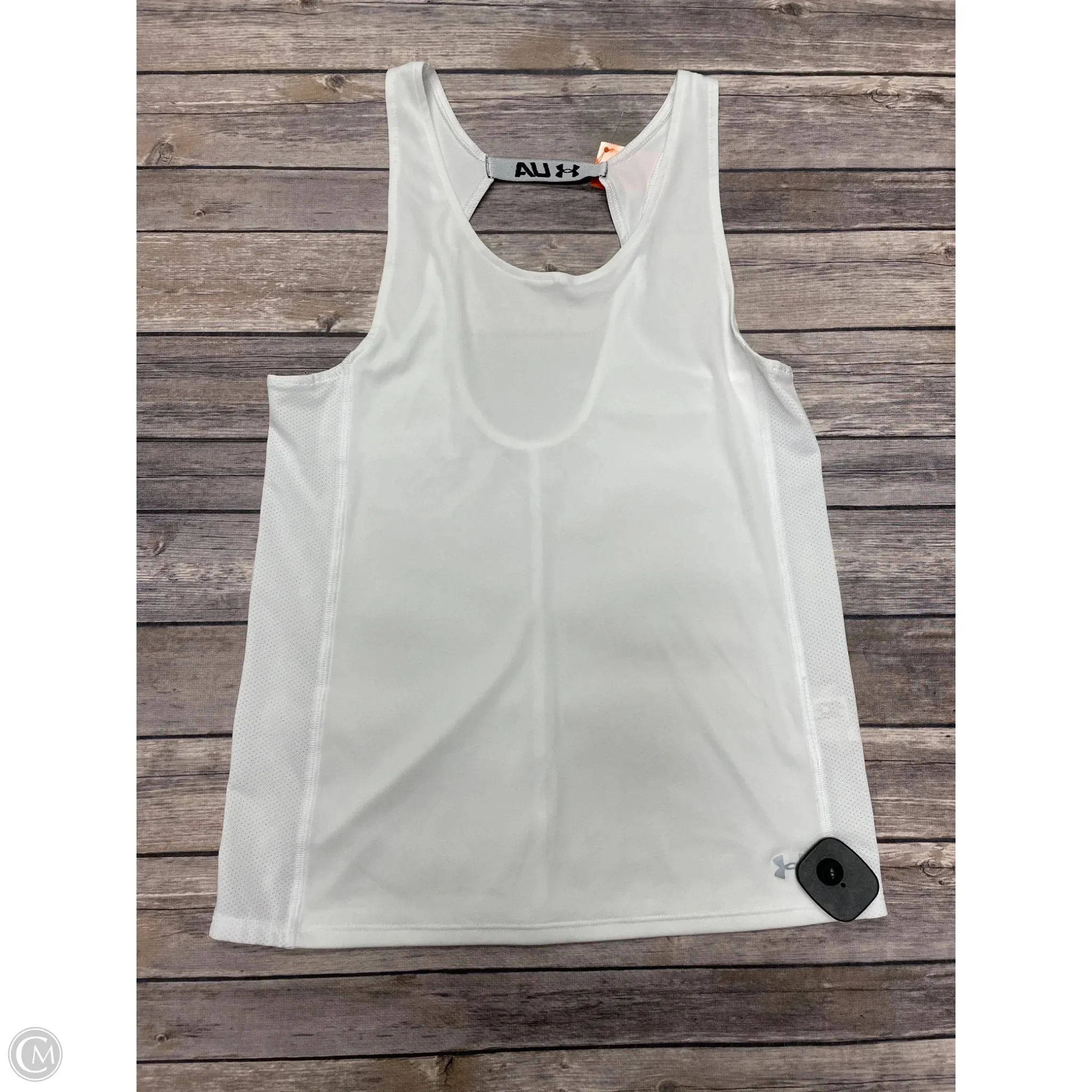 Athletic Tank Top By Under Armour In White, Size: S